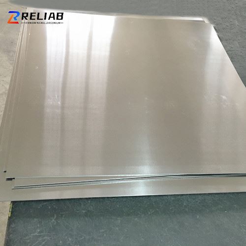 Titanium sheet for chemical use in stocks